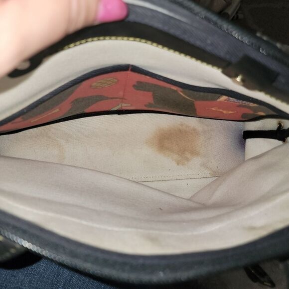 Dooney & Bourke Scottie dog coated canvas handbag purse vintage - Picture 10 of 16